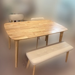 ダイニングテーブル80×135