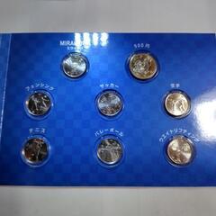 【貨幣コンプリート】東京2020オリンピック競技大会記念貨幣収納ケース　500円100円全種類の画像