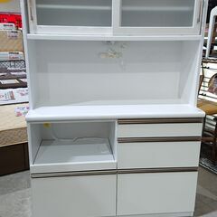 クラフトコガ｜大川家具｜モイス付｜引き戸｜キッチンボード｜120...