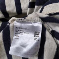 UNIQLO　ユニクロ　ボーダー　150センチ　長袖　キッズの画像