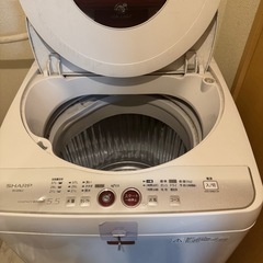 シャープ 洗濯機 5.5kg　ジャンク品