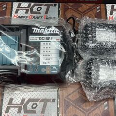 【未使用】マキタ Makita GA404DRGXN 充電式ディスクグラインダ バッテリ×2・充電器付き【ハンズクラフト佐賀】の画像