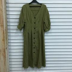 0611-102 トレンチ風ミディ丈ワンピース