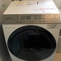 ドラム式洗濯乾燥機パナソニック 洗濯10キロ 乾燥6キロ