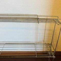 コンロ奥、コンロ横　収納　キッチン　すきま活用　スチールラック　食器棚　キッチン収納の画像