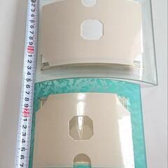 ガラス製写真立て2種類セット 未使用品 当時物の画像