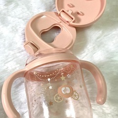 リッチェル ストローマグ ピンク ベビー 200　中古の画像