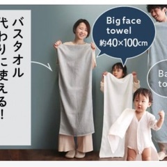 ホテルスタイル BIGフェイスタオル 5枚セットの画像
