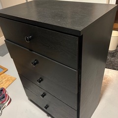 ブラックチェスト　小タンス