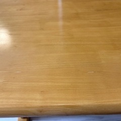 ダイニングテーブル　119×74×70 伸縮式の画像