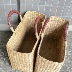 【美品】カゴバック 2点セット （水木屋馬場商店）