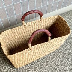 【美品】カゴバック 2点セット （水木屋馬場商店）の画像