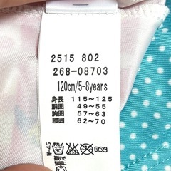 ワンピース水着120サイズ　アリエルの画像