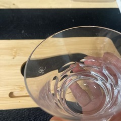 Baccarat  イニシャル入りグラスの画像