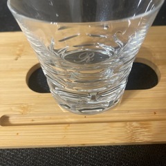 Baccarat  イニシャル入りグラス