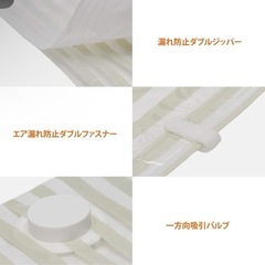 掃除機不要　布団圧縮袋 3枚の画像