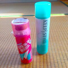 【ほぼ新品/無料】ヘアスプレー：ピノーレ キープスタイル スーパ...