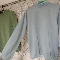 2点セット Tシャツ　長袖　 ハイネック　 ショート丈 インナー　衣装の画像