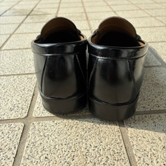 HARUTA 黒ローファー22.5cmの画像