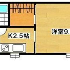 🍈ローテローザⅡ306号室🍈✨仲介手数料無料✨敷金・礼金なし（0円・ゼロ）物件✨ネット使用料不要😊🏠袋井市愛野南の部屋🚋駅まで徒歩8分★間取り1K（洋室9.8帖、K2.5帖）★お家賃48,000円💻ネット無料！ - 袋井市