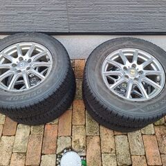アルミ付きスタッドレス　215/70R16　アウトランダー　デリカD5