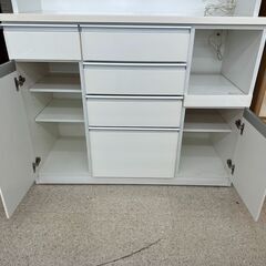 ★リユースのサカイ高崎店★TJ11890 ニトリ レンジボード 白 H201×D50.5×W119.5 クリーニング済みの画像