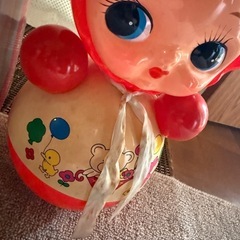 ROLYPOLY こぐまとフーセン 起き上がりこぼし 昭和レトロの画像