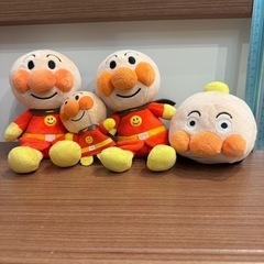 アンパンマン ぬいぐるみセット 4体