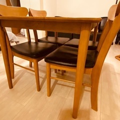 (応募多数のため受付中止します)ダイニングテーブルセットの画像