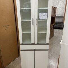 ★リユースのサカイ高崎店★TJ11892  食器棚 白 H178...