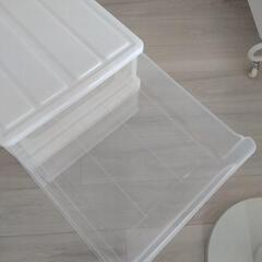 ニトリ　衣類収納ケース2コの画像