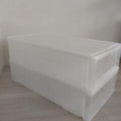 ニトリ　衣類収納ケース2コの画像