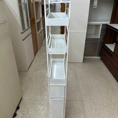★リユースのサカイ高崎店★TJ11893  隙間収納ラック 白 ...