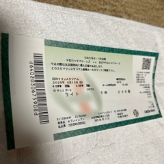 千葉ロッテマリーンズ　チケット