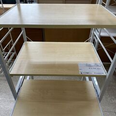 ★リユースのサカイ高崎店★TJ11896  キッチンラック クリーム H172×D44×W60 クリーニング済みの画像