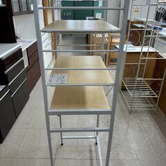 ★リユースのサカイ高崎店★TJ11896  キッチンラック クリーム H172×D44×W60 クリーニング済みの画像