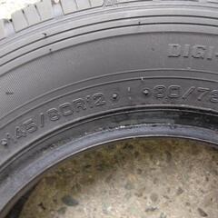 タイヤ代工賃全部込み!　145/80R12 80/78N ダンロップエナセープVAN01 新品タイヤ1本!の画像