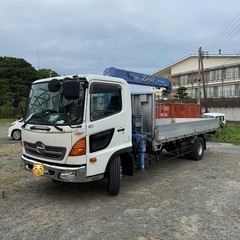 日野　レンジャー　4t クレーン　ユニック車　ラジコン付き