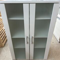 ★リユースのサカイ高崎店★TJ11898  食器棚 白 H91....
