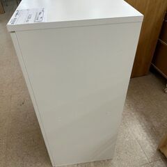 ★リユースのサカイ高崎店★TJ11898  食器棚 白 H91.3×D39.5×W60 クリーニング済みの画像