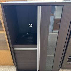 ★リユースのサカイ高崎店★TJ11899 ニトリ 食器棚 ダーク...