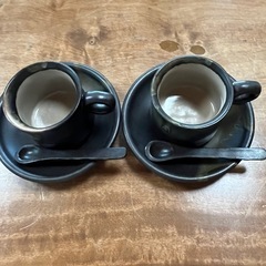 19  コーヒーカップスプーン付きセット　2組