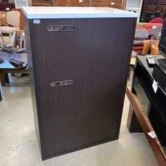 T2506-124 キッチンボード ダークブラウン キズ汚れ有りの画像