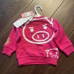 新品未使用タグ付き　サイズ70  女の子　ベビー　トレーナー　服　BIBUTA 　の画像