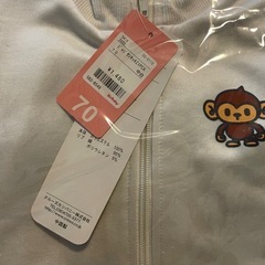 新品未使用　サイズ70 ロンパース　長袖　服　の画像