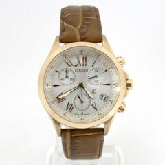 動作品 CITIZEN xC ソーラー腕時計 H504-T021298 レディース クロノグラフ デイト スモセコ 24時間針 札幌市 清田区 平岡の画像