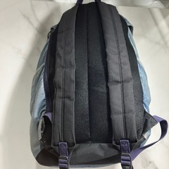 ☆値下げ☆H2506-282 デニムリュック 巾着リュック 色あせあり 一部チャックないですの画像