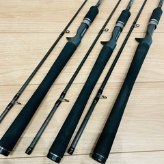 3本 POPEYE ポパイ AGGRESSOR アグレッサー PAGC652M PAGC672MH PAGC702H 2ピース バスロッドの画像