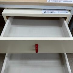 ★リユースのサカイ高崎店★TJ11914  チェスト 白 H68×D59×W38 クリーニング済みの画像