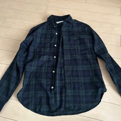 チェック　グリーン　メンズ